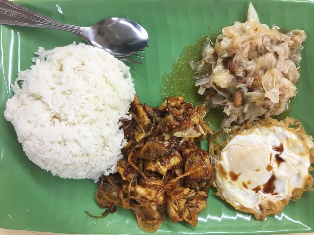 Sambal fish rice