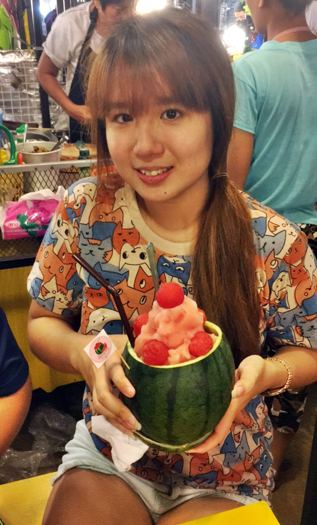 Bangkok watermelon dessert