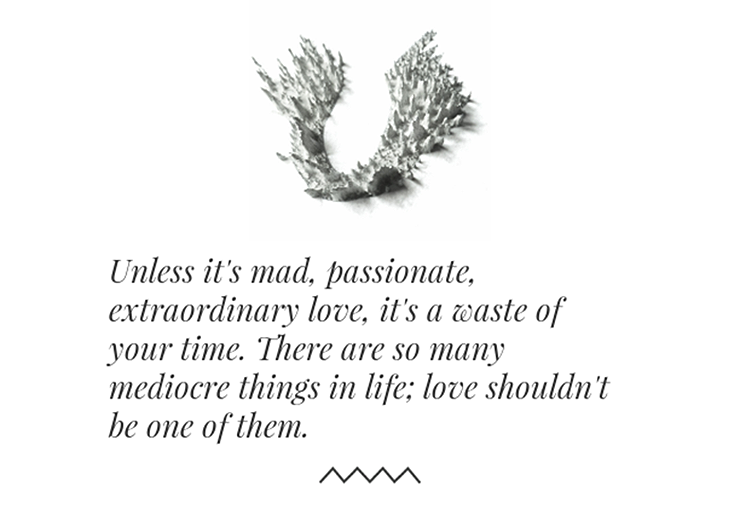 mediocre love quote