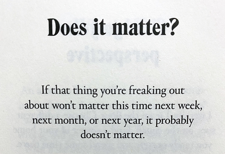 does it matter quote